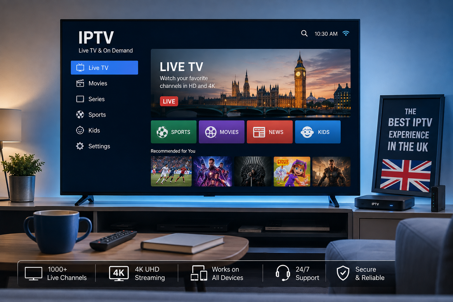 Best IPTV UK Guide