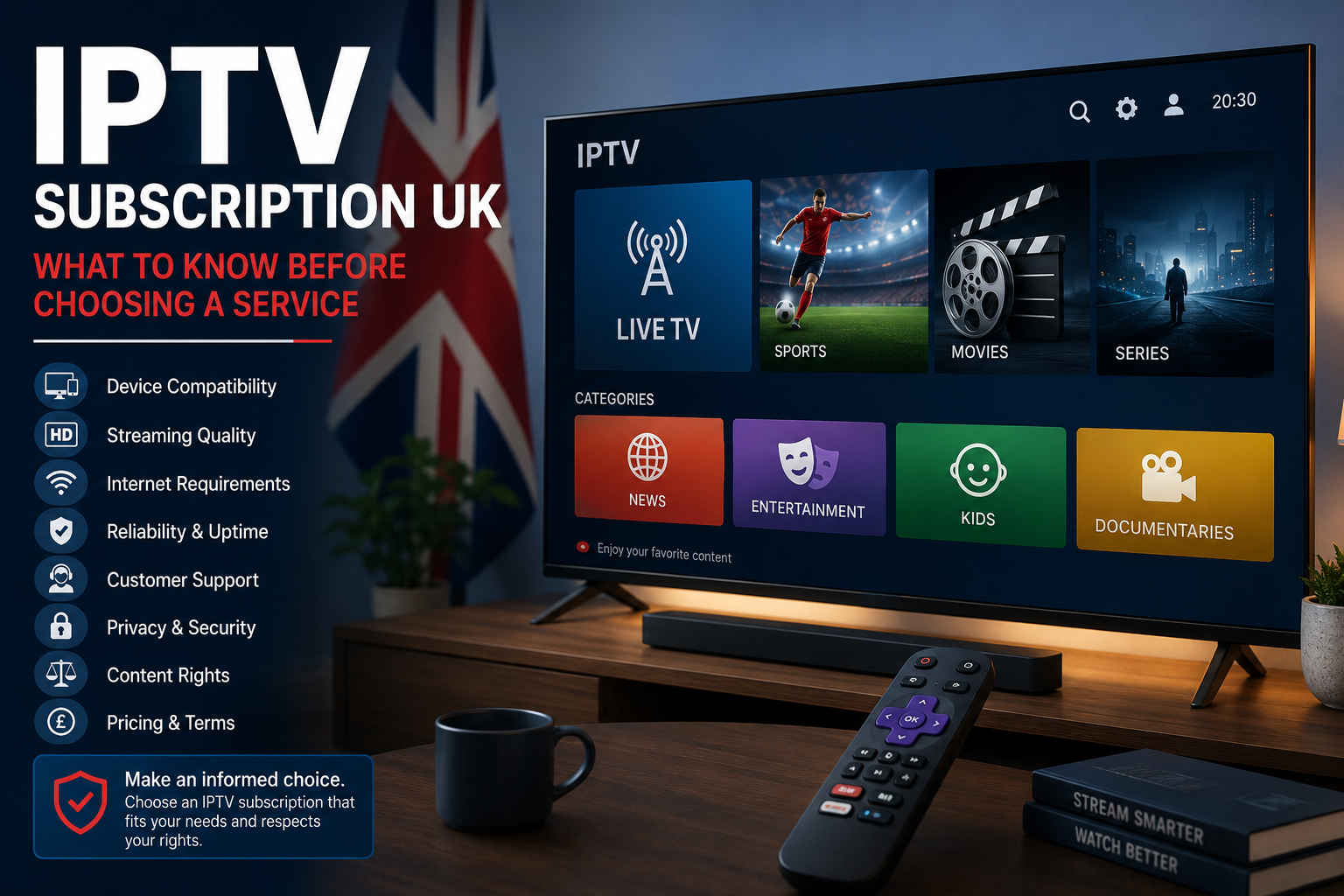IPTV subscription UK guide